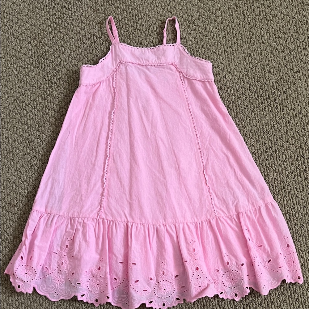 Cotton On Pink Eyelet Spaghetti Strap Sundress